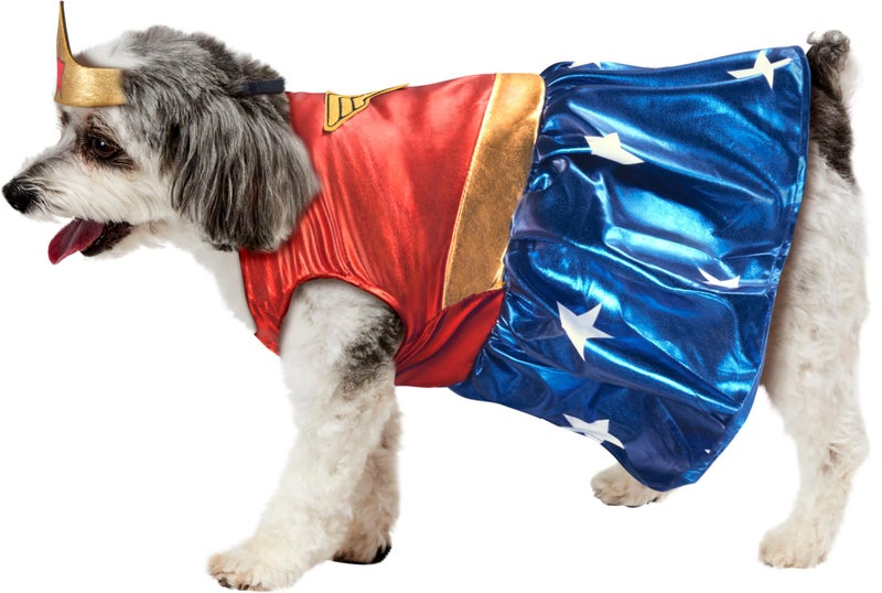 Rubies DC Comics: Wonder Woman Pet Costume for For Dogs or Cats by Rubies, Medium - Image 3